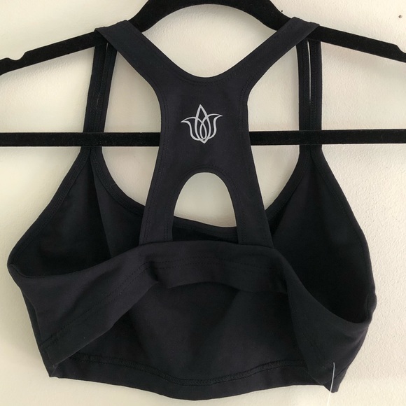 NWT Lotus Activa Black Sports Bra - Picture 5 of 10